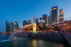 Singapore Skyline (Merlion)