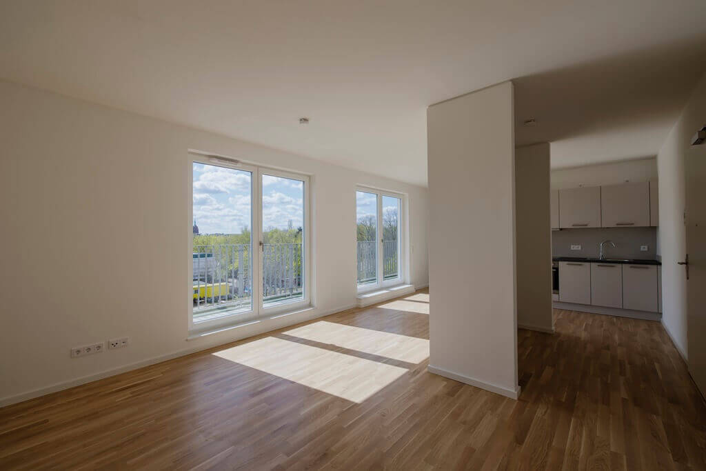 Living room in Lacus Quartier apartment