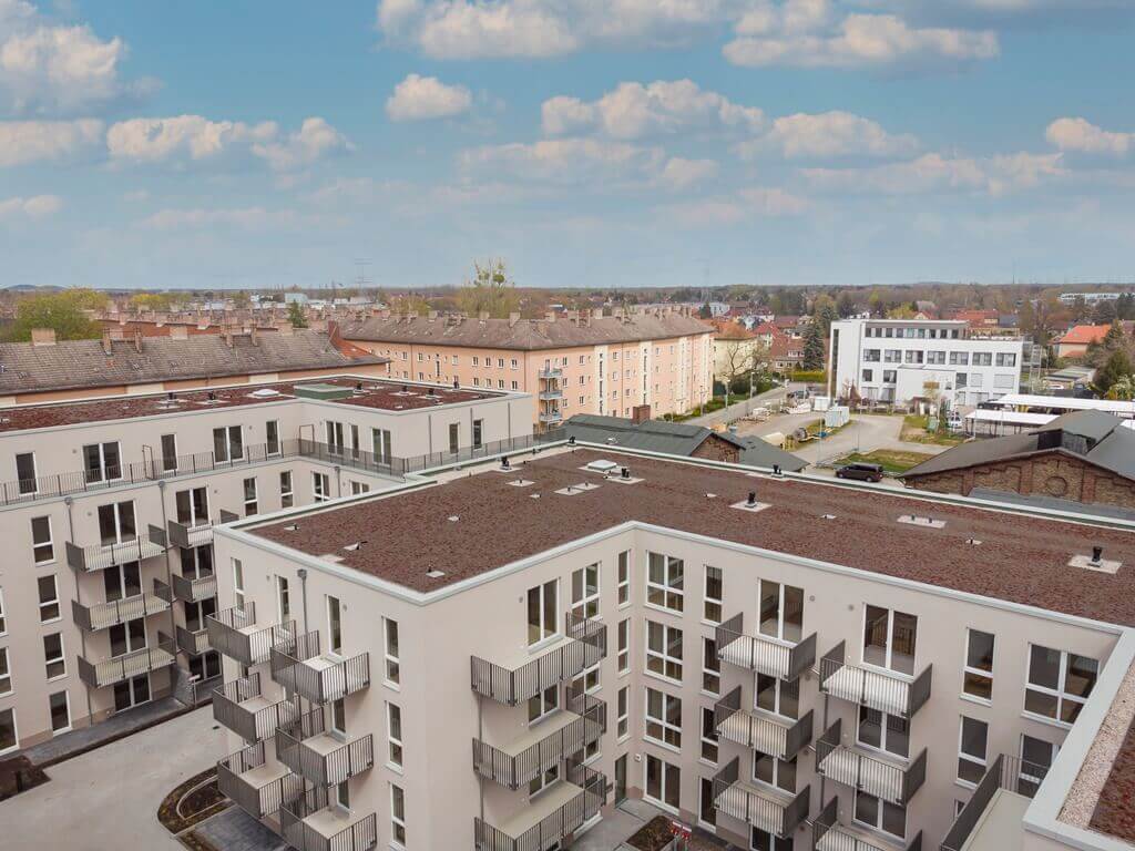 Top view of the Lacus Quartier building