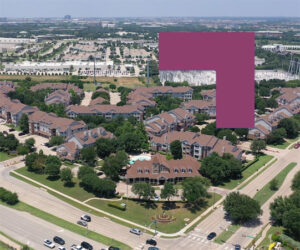 an overhead shot of a residential neighborhood